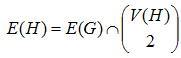 E(H) = E(G) průnik (V(H) nad 2)